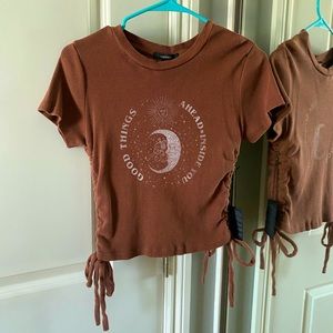 Brown T-Shirt Womens